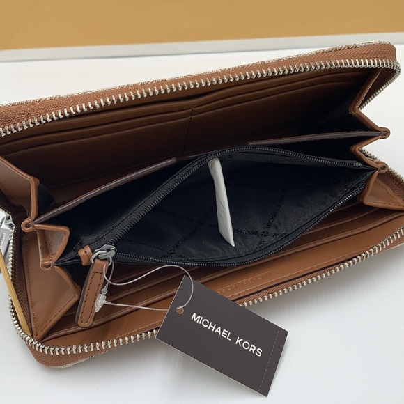 Michael Kors Men’s Women’s Cooper Tech Zip Around Continental Wallet - Picture 10 of 13